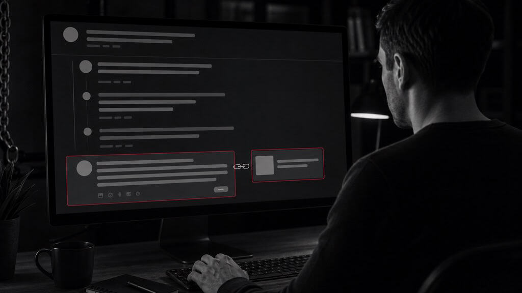 Backlink placé dans une réponse de forum