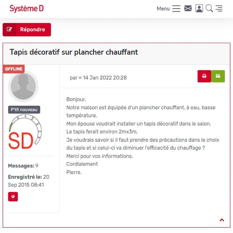 Forum SystemeD.fr